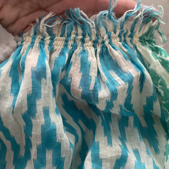 Pop Saint Barth Ikat Print Sheer Strapless Romperππ€π - Picture 5 of 10